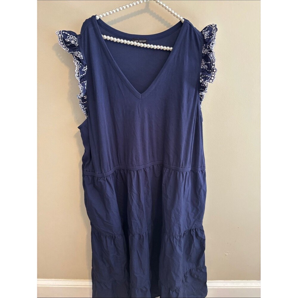 Lane Bryant Navy Dress size 26/28 maxi